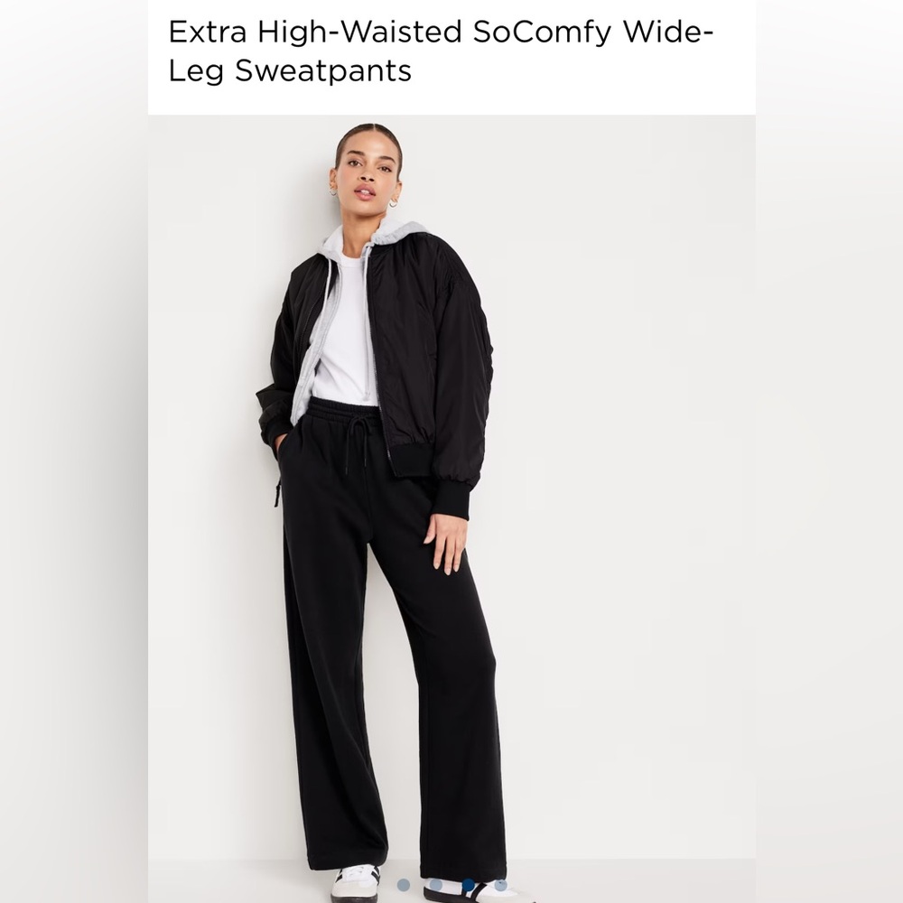 Women’s plus size wide leg sweat pants Old Navy